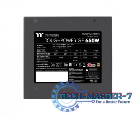 Zasilacz - ToughPower GF 650W Modular 80+Gold Zasilacz - ToughPower GF 650W Modular 80+Gold