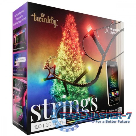 Inteligentne lampki choinkowe Strings 100 LED RGB 8 m łańcuch Inteligentne lampki choinkowe Strings 100 LED RGB 8 m łańcuch