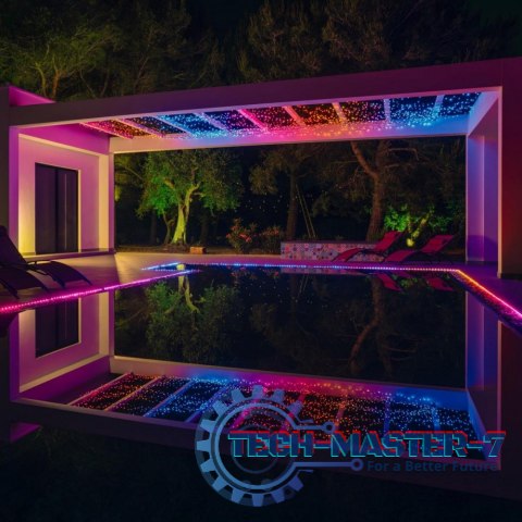 Inteligentne lampki choinkowe Strings 100 LED RGB 8 m łańcuch Inteligentne lampki choinkowe Strings 100 LED RGB 8 m łańcuch