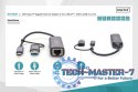 Karta sieciowa przewodowa USB 3.1 Typ C + USB A do 1x RJ45 2.5 Gigabit Ethernet 10/100/1000/2500Mbps