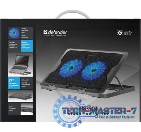 Podstawka chłodząca pod laptopa NS- 503 metalowa 15.6"-17" Podstawka chłodząca pod laptopa NS- 503 metalowa 15.6"-17"