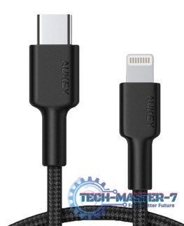 CB-CL02 Black nylonowy kabel Lightning-USB C | USB Power Delivery USB-PD | 1.2m | certyfikat MFi Apple CB-CL02 Black nylonowy kabel Lightning-USB C | USB Power Delivery USB-PD | 1.2m | certyfikat MFi Apple