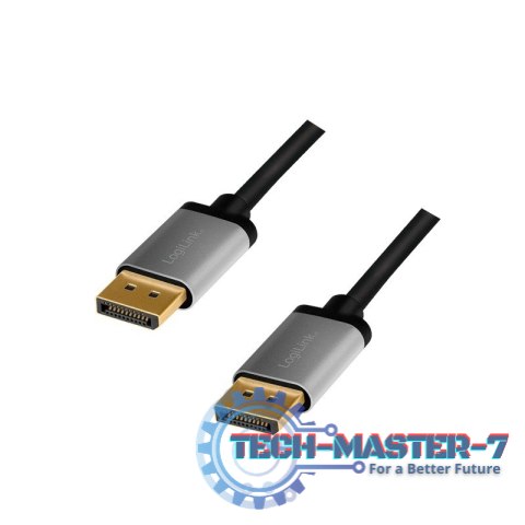 Kabel DisplayPort 4K/60 Hz,DP/M do DP/M aluminiowy 3m Kabel DisplayPort 4K/60 Hz,DP/M do DP/M aluminiowy 3m