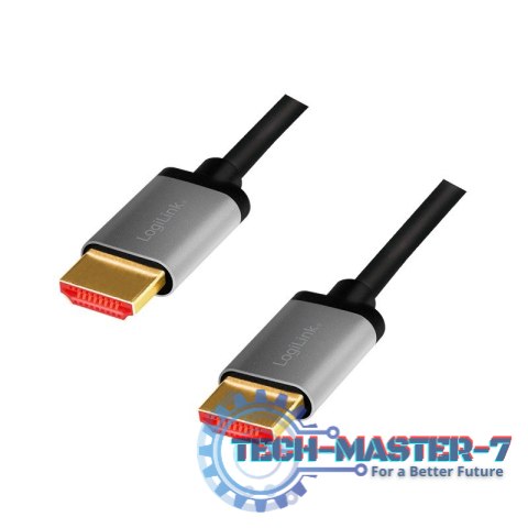 Kabel HDMI 2.1 8K/60Hz aluminiowy 3m Kabel HDMI 2.1 8K/60Hz aluminiowy 3m