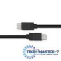 Kabel USB 3.1 typ C męski | USB 3.1 typ C męski | 3m | Czarny Kabel USB 3.1 typ C męski | USB 3.1 typ C męski | 3m | Czarny