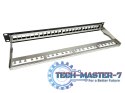 Patch panel pusty 24 porty 1U modularny