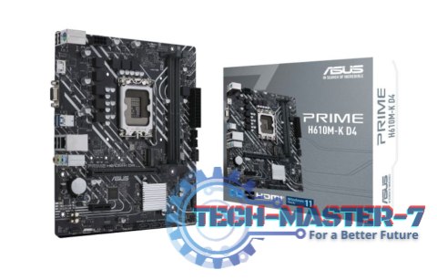 Płyta główna PRIME H610M-K D4 s1700 2DDR4 D-Sub/HDMI M.2 mATX Płyta główna PRIME H610M-K D4 s1700 2DDR4 D-Sub/HDMI M.2 mATX