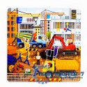 Puzzle 24 elementy Na Budowie praca wre