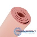 Mata do ćwiczeń jogi gimnastyczna treningowa fitness karimata gruba 1,5cm różowa + pokrowiec Mata do ćwiczeń jogi gimnastyczna treningowa fitness karimata gruba 1,5cm różowa + pokrowiec