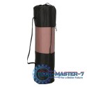 Mata do ćwiczeń jogi gimnastyczna treningowa fitness karimata gruba 1,5cm różowa + pokrowiec Mata do ćwiczeń jogi gimnastyczna treningowa fitness karimata gruba 1,5cm różowa + pokrowiec