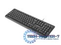 Klawiatura Trout Slim USB CZ/SK 1.8m Czarna Klawiatura Trout Slim USB CZ/SK 1.8m Czarna