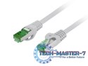 Patchcord kat.7 S/FTP LSZH CU 5m szary fluke passed Patchcord kat.7 S/FTP LSZH CU 5m szary fluke passed