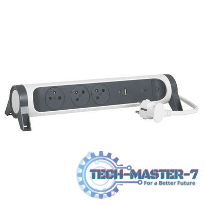 Przedłużacz ochr. 3x2PZ +USB A/C 1,5m Przedłużacz ochr. 3x2PZ +USB A/C 1,5m