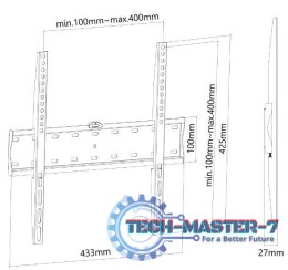 Uchwyt ścienny FPMA-W300BLACK 32-55 cali