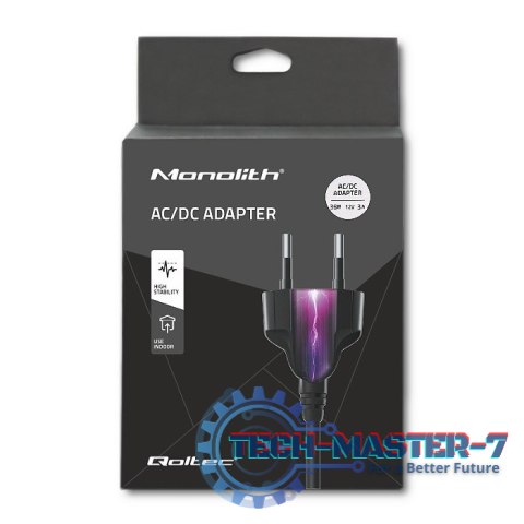 Zasilacz desktopowy 36W | 12V | 3A | 5.5*2.1 + kabel zasilajcy Zasilacz desktopowy 36W | 12V | 3A | 5.5*2.1 + kabel zasilajcy