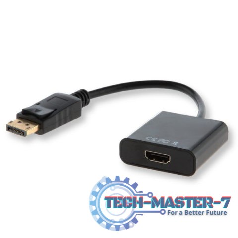 Adapter DisplayPort (M) - HDMI (F) CL-55/B Adapter DisplayPort (M) - HDMI (F) CL-55/B