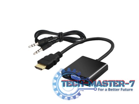 Adapter HDMI (M) - VGA (F) z audio, CL-23/B Adapter HDMI (M) - VGA (F) z audio, CL-23/B