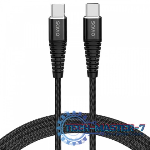 Kabel USB typu C - USB typu C 5A 1m, CL-159 Kabel USB typu C - USB typu C 5A 1m, CL-159