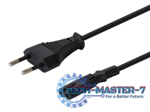 Kabel zasilający ósemka 2pin; 1,2m, CL-97 Kabel zasilający ósemka 2pin; 1,2m, CL-97