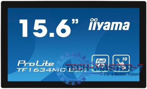 Monitor 15.6 cala TF1634MC-B8X IPS,poj.10pkt.450cd,IP65,7H,HDMI,DP Monitor 15.6 cala TF1634MC-B8X IPS,poj.10pkt.450cd,IP65,7H,HDMI,DP