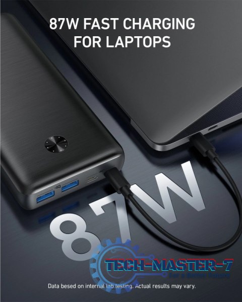 PowerBank III Elite 87W 25600 mAh czarny bez zasilacza PowerBank III Elite 87W 25600 mAh czarny bez zasilacza