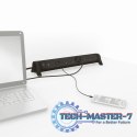 Przedłużacz 5x2PZ +USB A/C 1,5m czarny Przedłużacz 5x2PZ +USB A/C 1,5m czarny