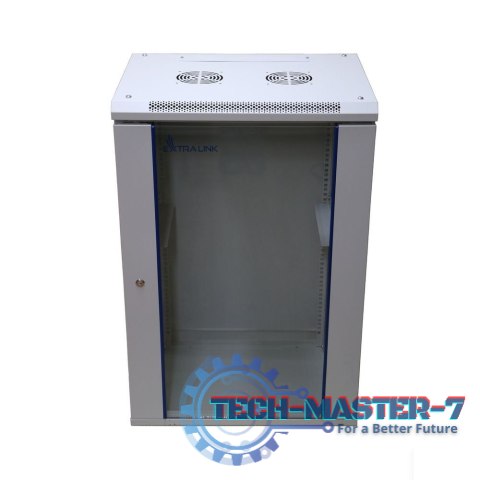 Szafa rack 18U 600x450mm szara wisząca Szafa rack 18U 600x450mm szara wisząca