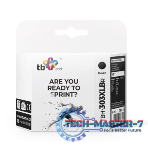 Tusz do HP Envy Photo 6200 TBH-303XLBR BK refabrykowany Tusz do HP Envy Photo 6200 TBH-303XLBR BK refabrykowany