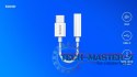 Adapter USB-C - Mini Jack 3,5mm, Xiaomi, Huawei, Oppo, AK-51 Adapter USB-C - Mini Jack 3,5mm, Xiaomi, Huawei, Oppo, AK-51