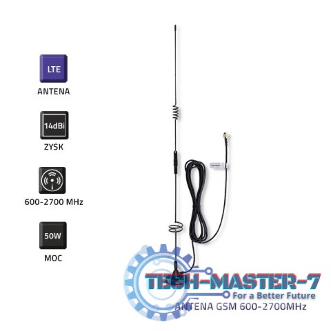 Antena GSM 600-2700MHz | Wewnętrzna Antena GSM 600-2700MHz | Wewnętrzna