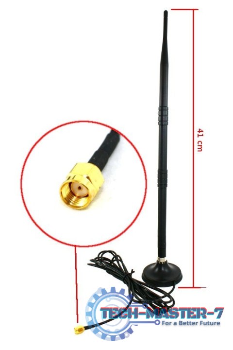 Dookólna antena WiFi 12dBI 41CM RP-SMA PODS, AK-05 Dookólna antena WiFi 12dBI 41CM RP-SMA PODS, AK-05