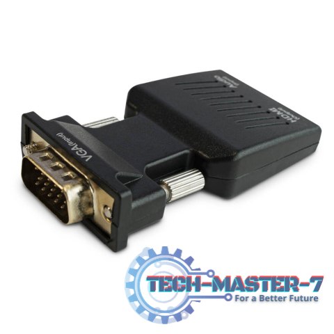 Konwerter VGA do HDMI, Audio, Full HD, CL-145 Konwerter VGA do HDMI, Audio, Full HD, CL-145