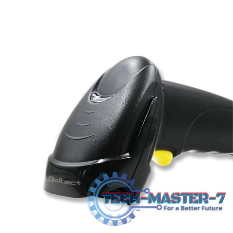 Laserowy czytnik kodów kreskowych 1D | USB | Czarny Laserowy czytnik kodów kreskowych 1D | USB | Czarny