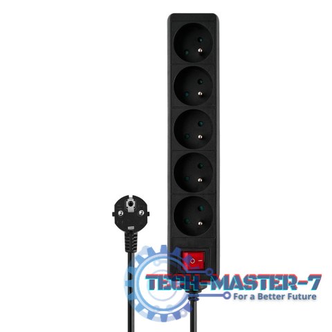 Listwa zasilająca 5 gniazd 5m, LZ-03 Listwa zasilająca 5 gniazd 5m, LZ-03