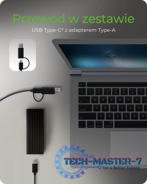 Obudowa IB-1817MCT-C31 NVMe/SATA M.2 2230/2242/2260/2280 Beznarzędziowa Obudowa IB-1817MCT-C31 NVMe/SATA M.2 2230/2242/2260/2280 Beznarzędziowa