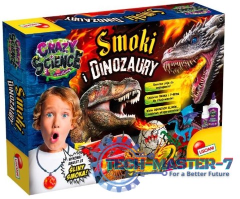 Zestaw naukowy Crazy science Smoki i dinozaury Zestaw naukowy Crazy science Smoki i dinozaury