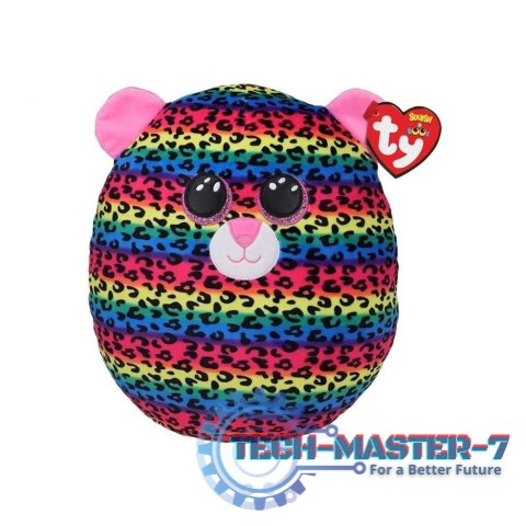 Maskotka TY Poduszka Lampart wielokolorowy Dotty 22 cm Maskotka TY Poduszka Lampart wielokolorowy Dotty 22 cm