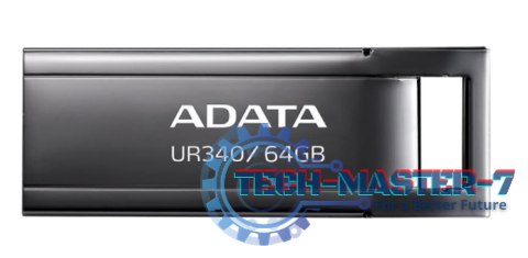 Pendrive UR340 64GB USB3.2 Gen1 Czarny Pendrive UR340 64GB USB3.2 Gen1 Czarny