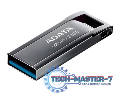 Pendrive UR340 64GB USB3.2 Gen1 Czarny Pendrive UR340 64GB USB3.2 Gen1 Czarny