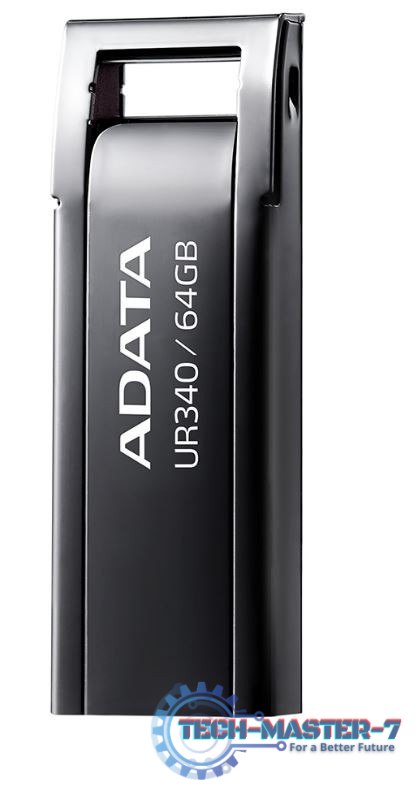 Pendrive UR340 64GB USB3.2 Gen1 Czarny Pendrive UR340 64GB USB3.2 Gen1 Czarny