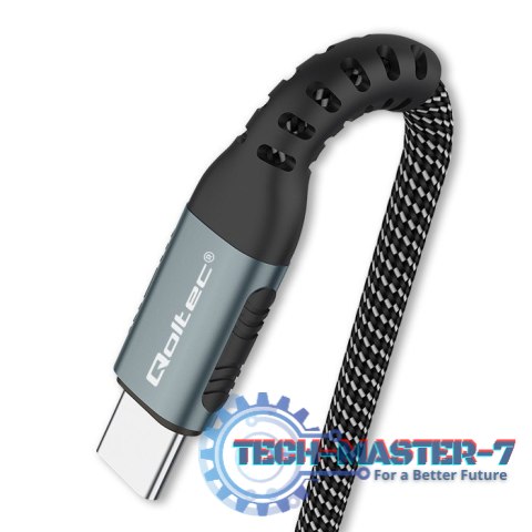 Kabel USB 2.0 typ C | USB 2.0 typ C 100W | QC 3.0| PD | 1.5m | Czarny Kabel USB 2.0 typ C | USB 2.0 typ C 100W | QC 3.0| PD | 1.5m | Czarny
