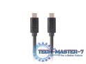 Kabel USB-C M/M 3.1 gen 2 1.8M 10GB/S PD100W czarny Kabel USB-C M/M 3.1 gen 2 1.8M 10GB/S PD100W czarny