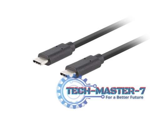 Kabel USB-C M/M 3.1 gen 2 1M 10GB/S PD100W czarny Kabel USB-C M/M 3.1 gen 2 1M 10GB/S PD100W czarny