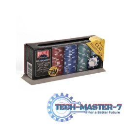 Żetony pokerowe 100 sztuk