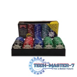 Żetony pokerowe 100 sztuk