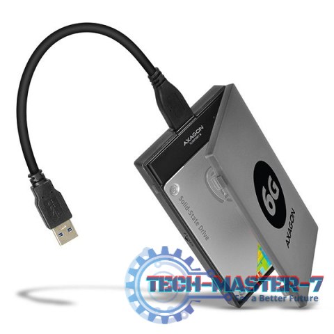 ADSA-1S6 Adapter USB 3.0 - SATA 6G do szybkiego przyłączenia 2.5" SSD/HDD, z pudełkiem ADSA-1S6 Adapter USB 3.0 - SATA 6G do szybkiego przyłączenia 2.5" SSD/HDD, z pudełkiem