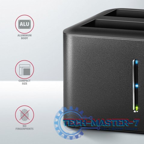 ADSA-D25 MINI stacja dokująca USB 3.2 Gen 1 - 2x SATA 6G 2.5" SSD/HDD CLONE ADSA-D25 MINI stacja dokująca USB 3.2 Gen 1 - 2x SATA 6G 2.5" SSD/HDD CLONE