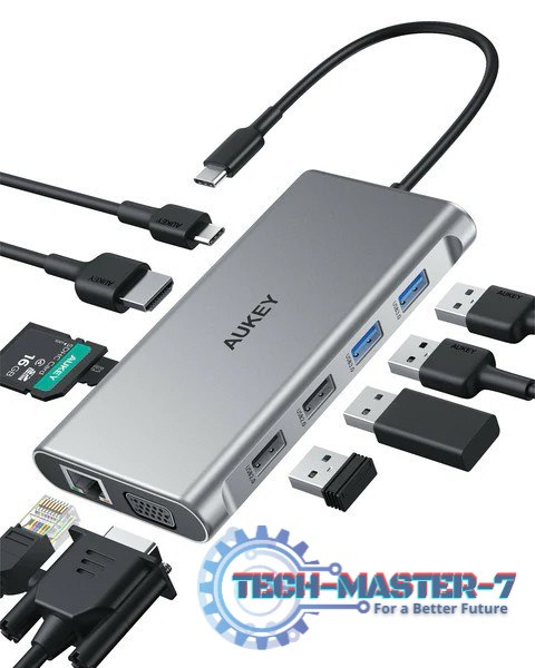 CB-C89 aluminiowy Hub USB-C | 10w1 | RJ45 Ethernet 10/100/1000Mbps | 4xUSB | HDMI 4k@30Hz | SD i microSD | USB-C Power Delivery CB-C89 aluminiowy Hub USB-C | 10w1 | RJ45 Ethernet 10/100/1000Mbps | 4xUSB | HDMI 4k@30Hz | SD i microSD | USB-C Power Delivery