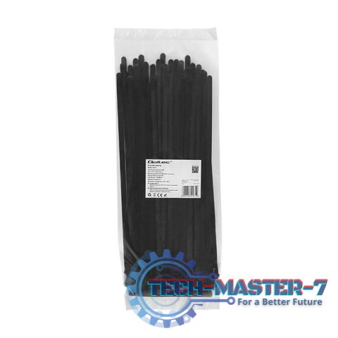 Opaski zaciskowe wielorazowe/trytytki | 7.2*300mm | Nylon UV | Czarne Opaski zaciskowe wielorazowe/trytytki | 7.2*300mm | Nylon UV | Czarne
