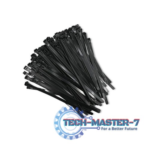 Opaski zaciskowe wielorazowe/trytytki | 7.2*300mm | Nylon UV | Czarne Opaski zaciskowe wielorazowe/trytytki | 7.2*300mm | Nylon UV | Czarne